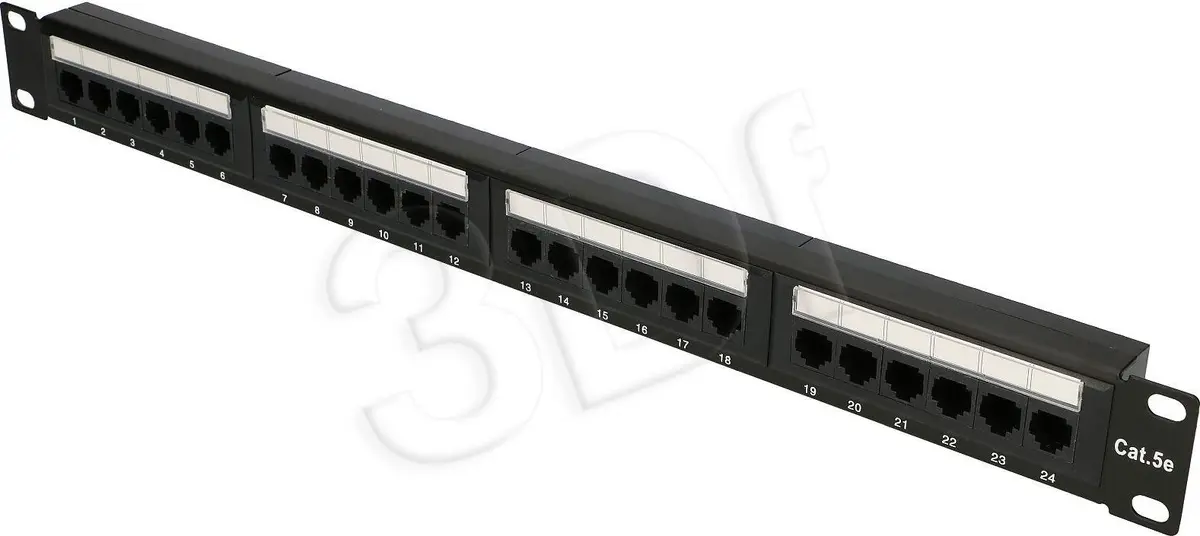 Patch Panel Extralink CAT5E UTP V2 24 port Photo 4