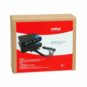 ROLINE Device Server over Ethernet 2x RS232 Port Replicator