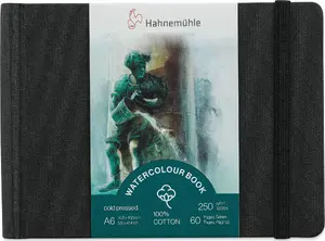 Альбом для акварели Hahnemühle A6 ландшафт 100% хлопок 250 г/м² 60 листов