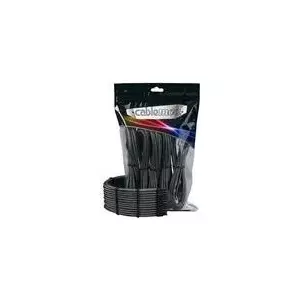 CableMod Pro ModMesh 12VHPWR Cable Extension Kit - carbon (CM-PCAB-16P3KIT-NKC-3PK-R)