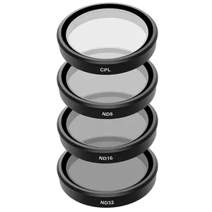 Telesin filter set for DJI Osmo Action 3/4/5 — CPL, ND8, ND16, ND32 (set of 4)