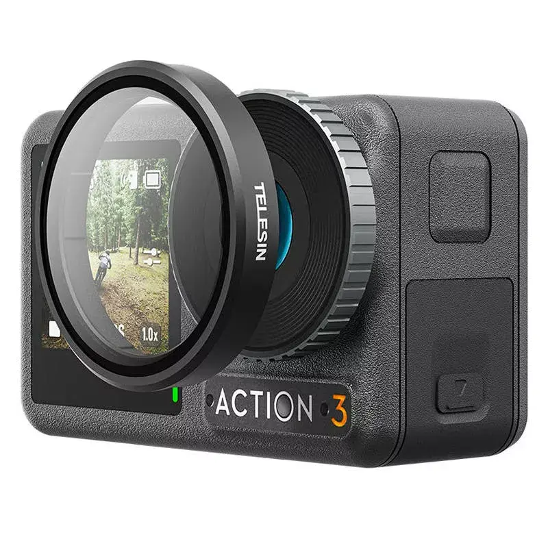 Telesin filtri priekš DJI Osmo Action 3/4/5 — CPL + ND8/16/32 Photo 8