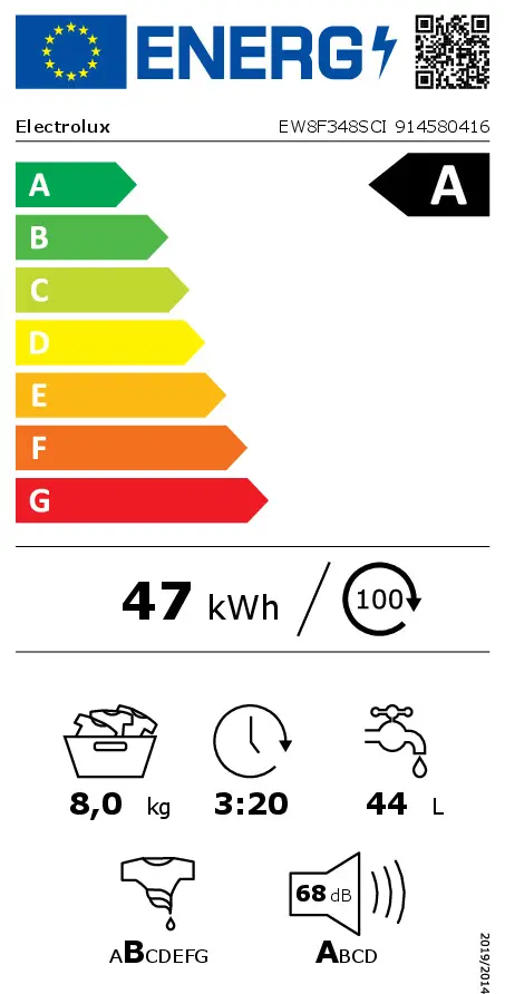 Electrolux EW8F348SCI veļas mazgājamā mašīna Photo 6