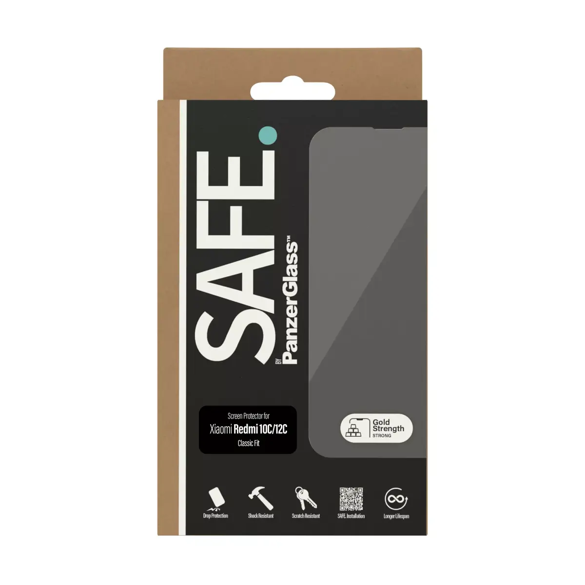 Ekrāna aizsargs PanzerGlass SAFE. by ® Xiaomi Redmi 10C Photo 3