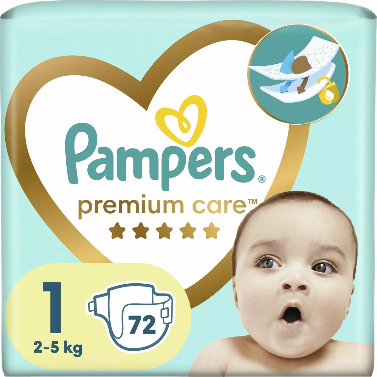 Autiņbiksītes Pampers Premium Care 1. izmērs