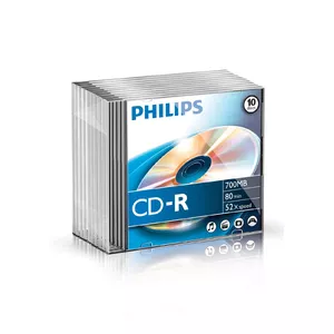 Philips CR7D5NS10/00 tukšs kompaktdisks CD-R 700 MB 10 pcs