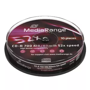 MediaRange MR214 tukšs kompaktdisks CD-R 700 MB 10 pcs