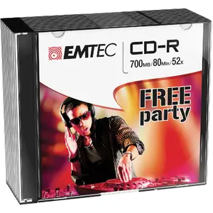 CD-R blank disc Emtec ECOC801052SL 700 MB 52x 10 pcs