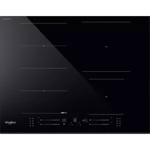Индукционная варочная панель Whirlpool WF S4665 CPBF, 4 зоны, 65 см, сенсорное управление, поверхность Clean Protect