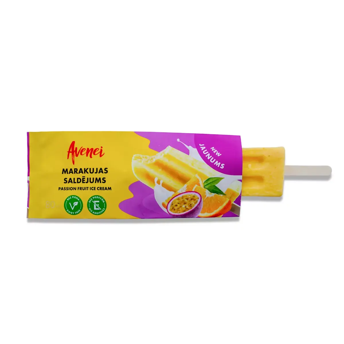 Avenei Marakujas saldējums 80g, 450-15730, 4751030760247
