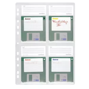 Storage media case Durable 524319 — floppy disk case, transparent PVC, pack of 5
