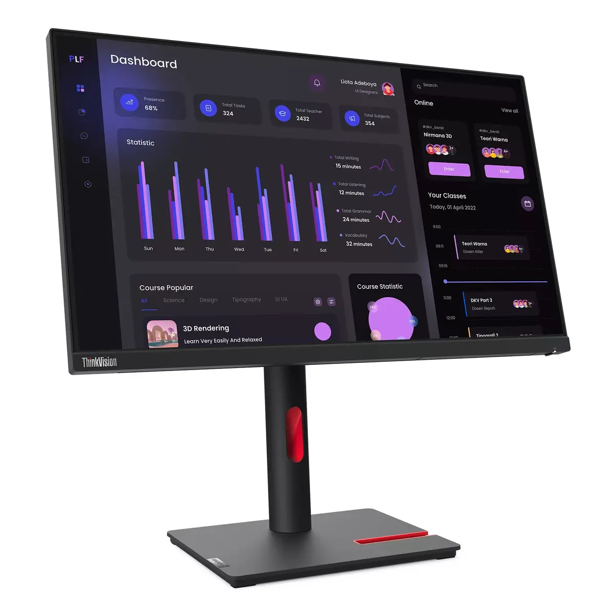Monitors Lenovo ThinkVision T24i-30 Photo 6