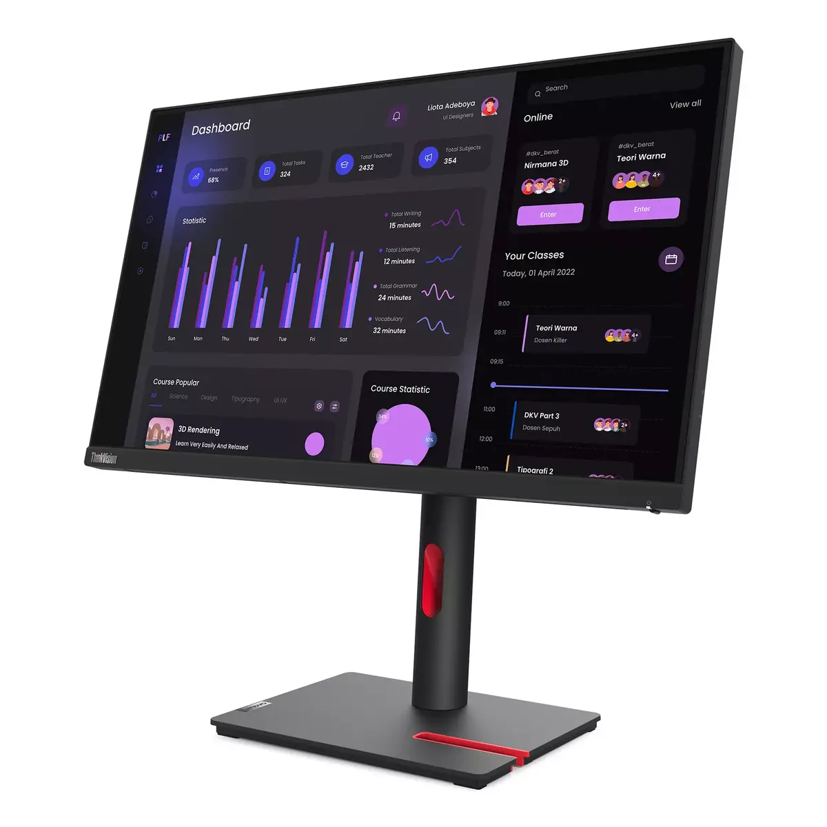 Monitors Lenovo ThinkVision T24i-30 Photo 7