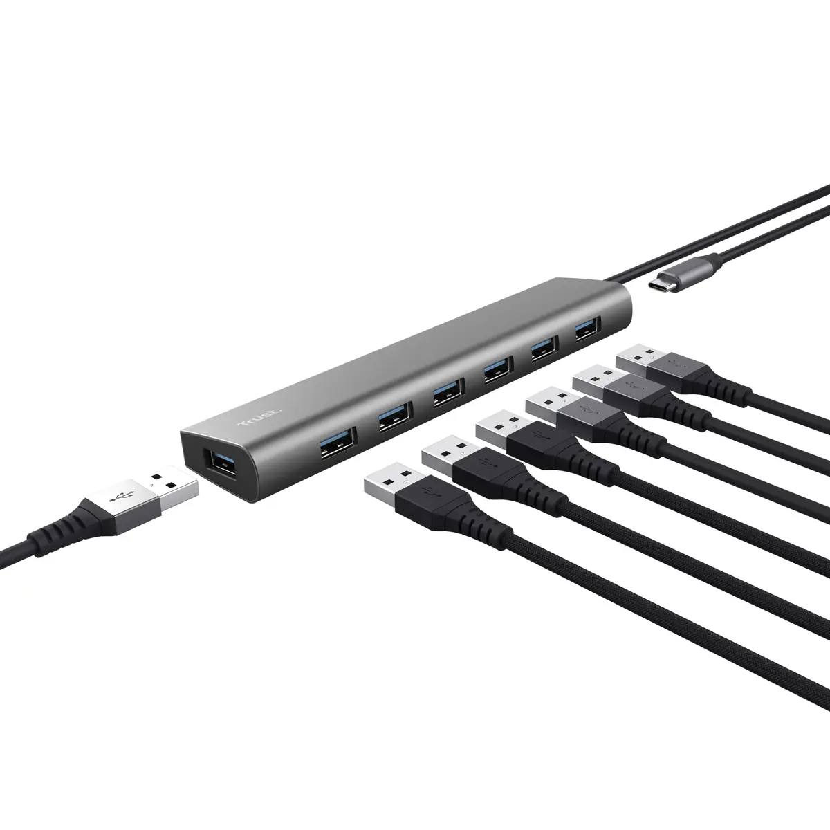 Trust Halyx USB Hub Silver Photo 11