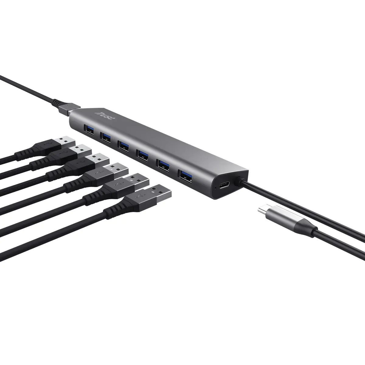 Trust Halyx USB Hub Silver Photo 12
