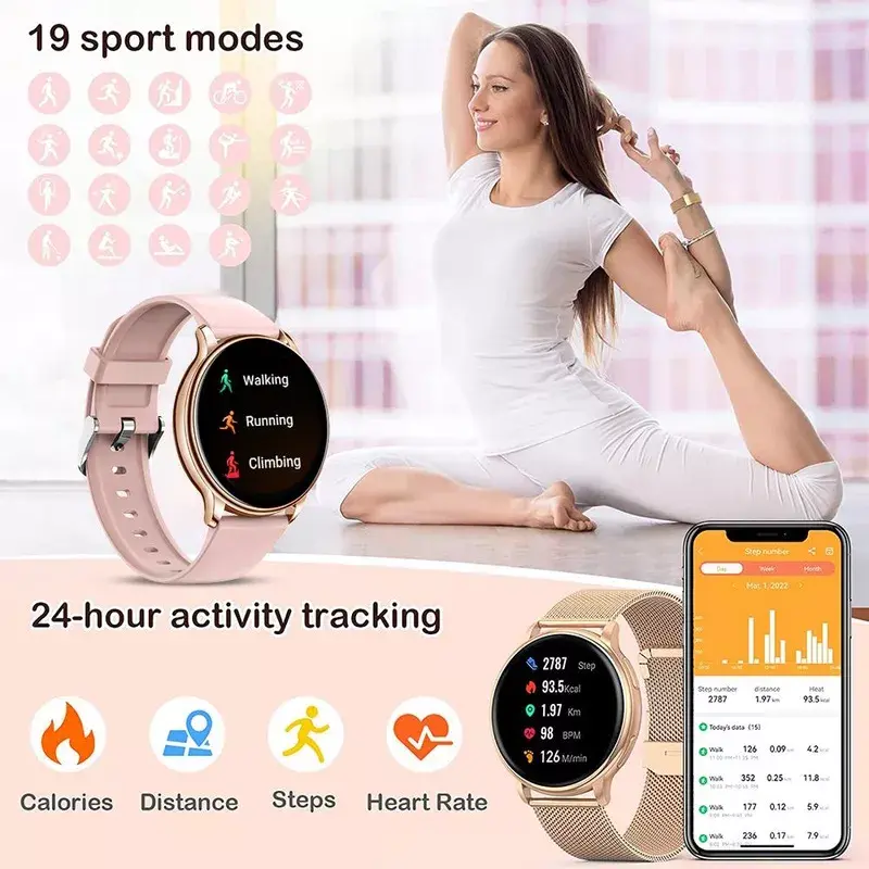 Fitnesa viedpulkstenis Riff Y33 5.0 BT Photo 6