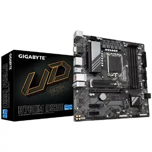 Материнская плата GIGABYTE B760M DS3H, Intel LGA 1700, Micro ATX