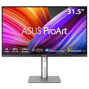 ASUS ProArt PA329CRV computer monitor 31.5-inch 4K Ultra HD LCD IPS 3840 x 2160 pixels built-in speakers USB hub black