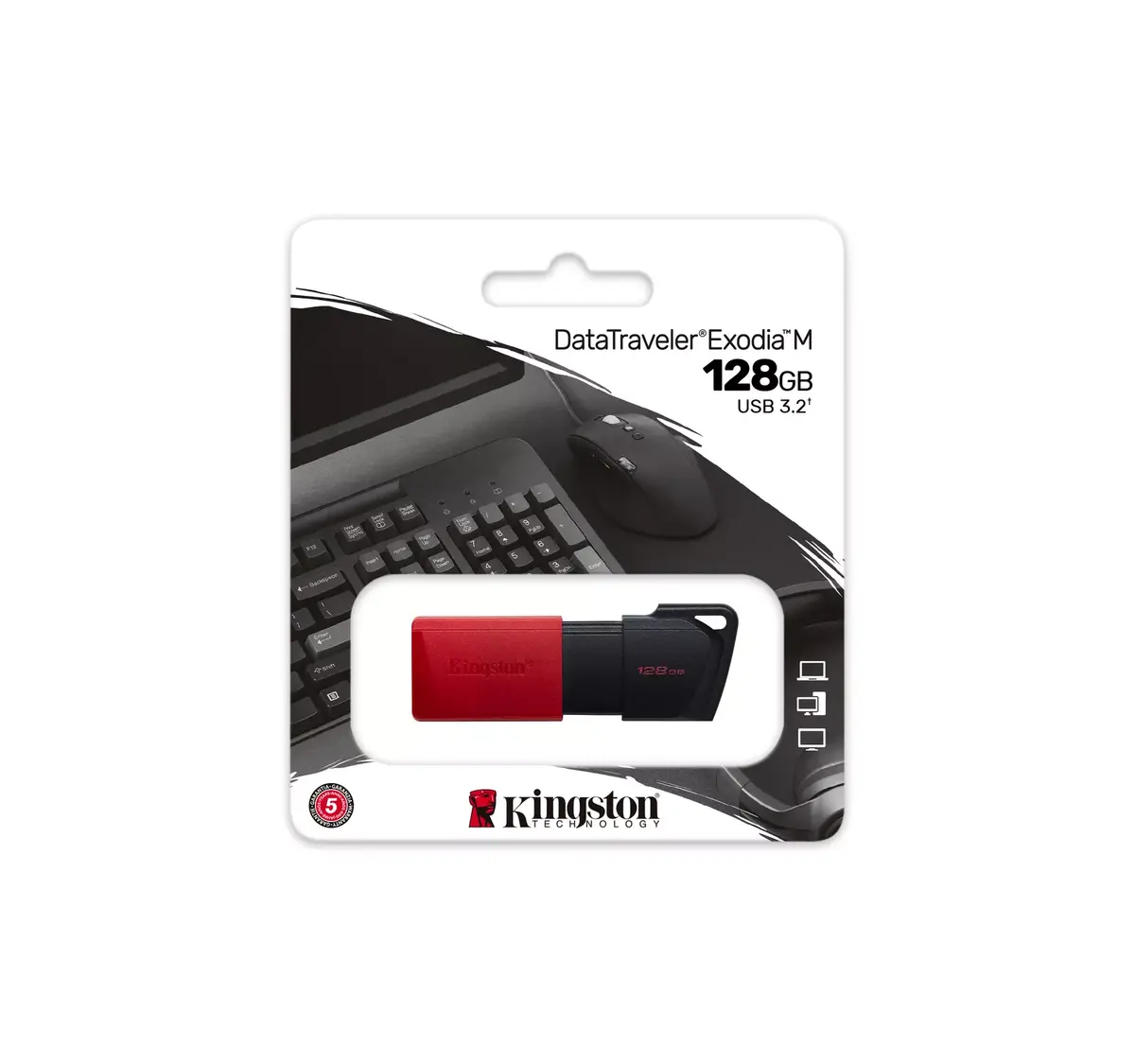 USB zibatmiņa Kingston 128GB Exodia M Photo 6