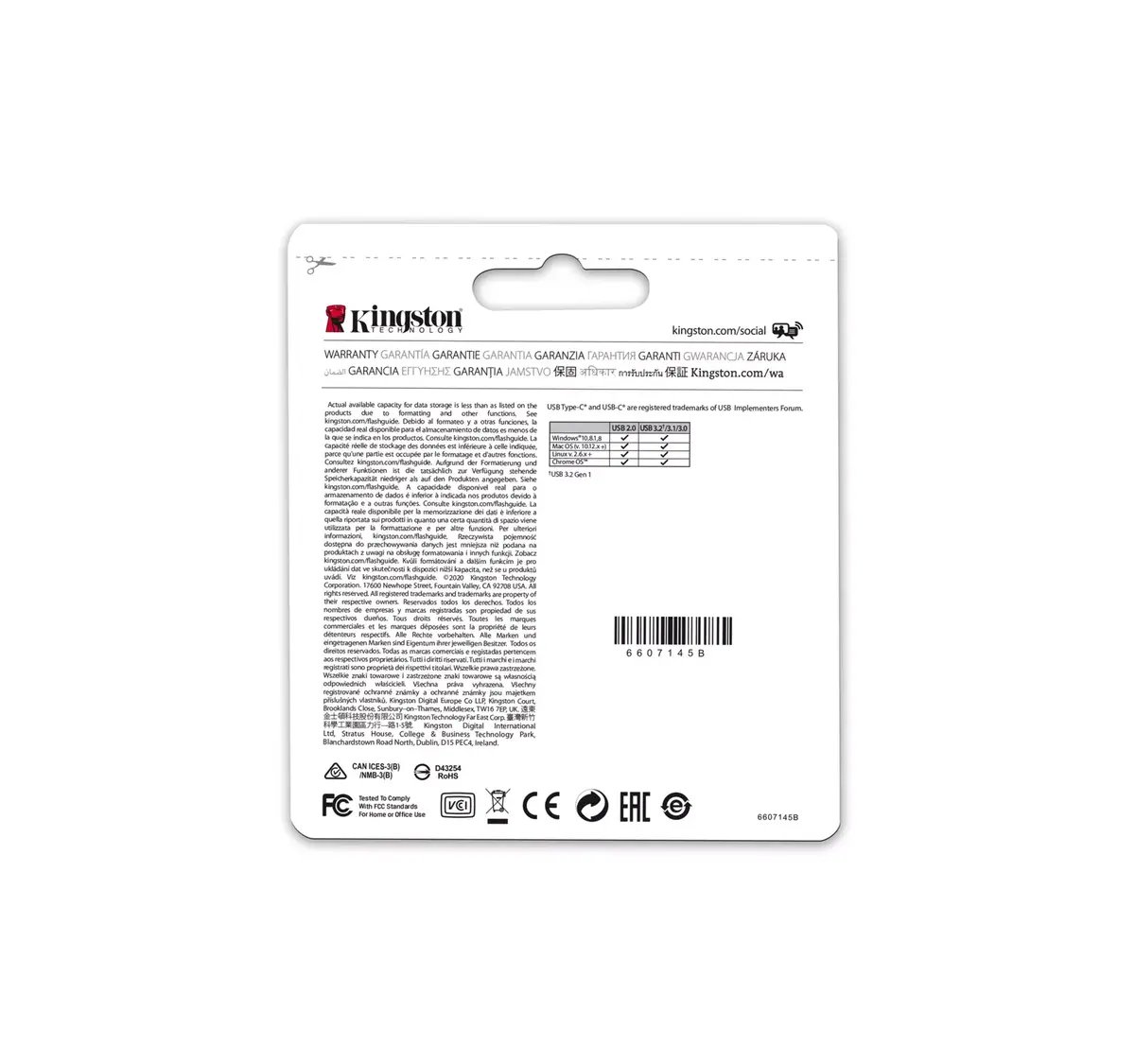 KINGSTON 128GB USB-A/USB-C флеш-накопитель (USB 3.2 Gen 1) Photo 6