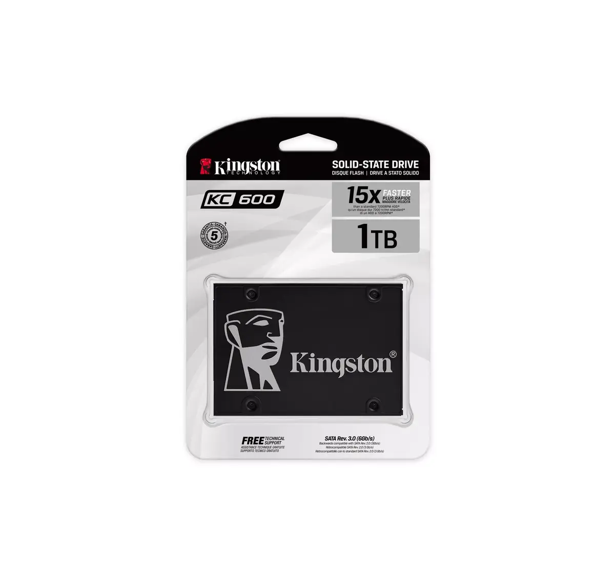 Kingston KC600 1024 GB 2.5" SATA3 SSD Photo 4