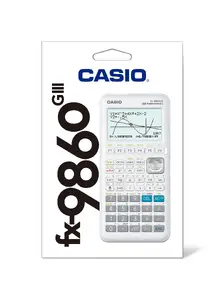 CASIO FX-9860GIII-W-ET Scientific Calculator Natural Display Battery Operated