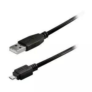 Transmedia C 250 USB кабель 1.8 м USB A на Micro-USB B штекер-штекер черный
