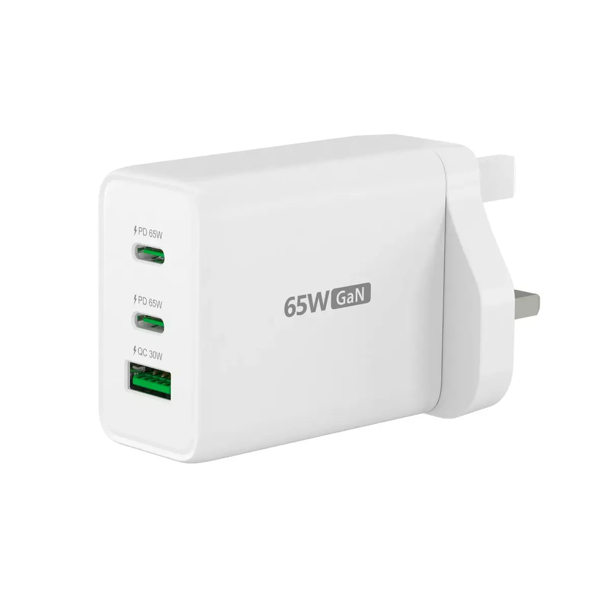 j5 create 65W GaN USB‑C 3‑портовый зарядный блок JUP3365F-FN Photo 2