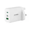 j5 create 65W GaN USB‑C 3‑портовый зарядный блок JUP3365F-FN Photo 2