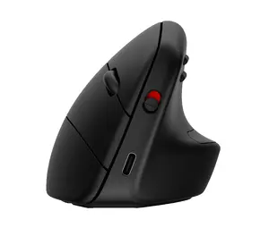 Эргономичная вертикальная мышь HP 925, беспроводная и Bluetooth, для правой руки, 4000 DPI, 6 кнопок, черная