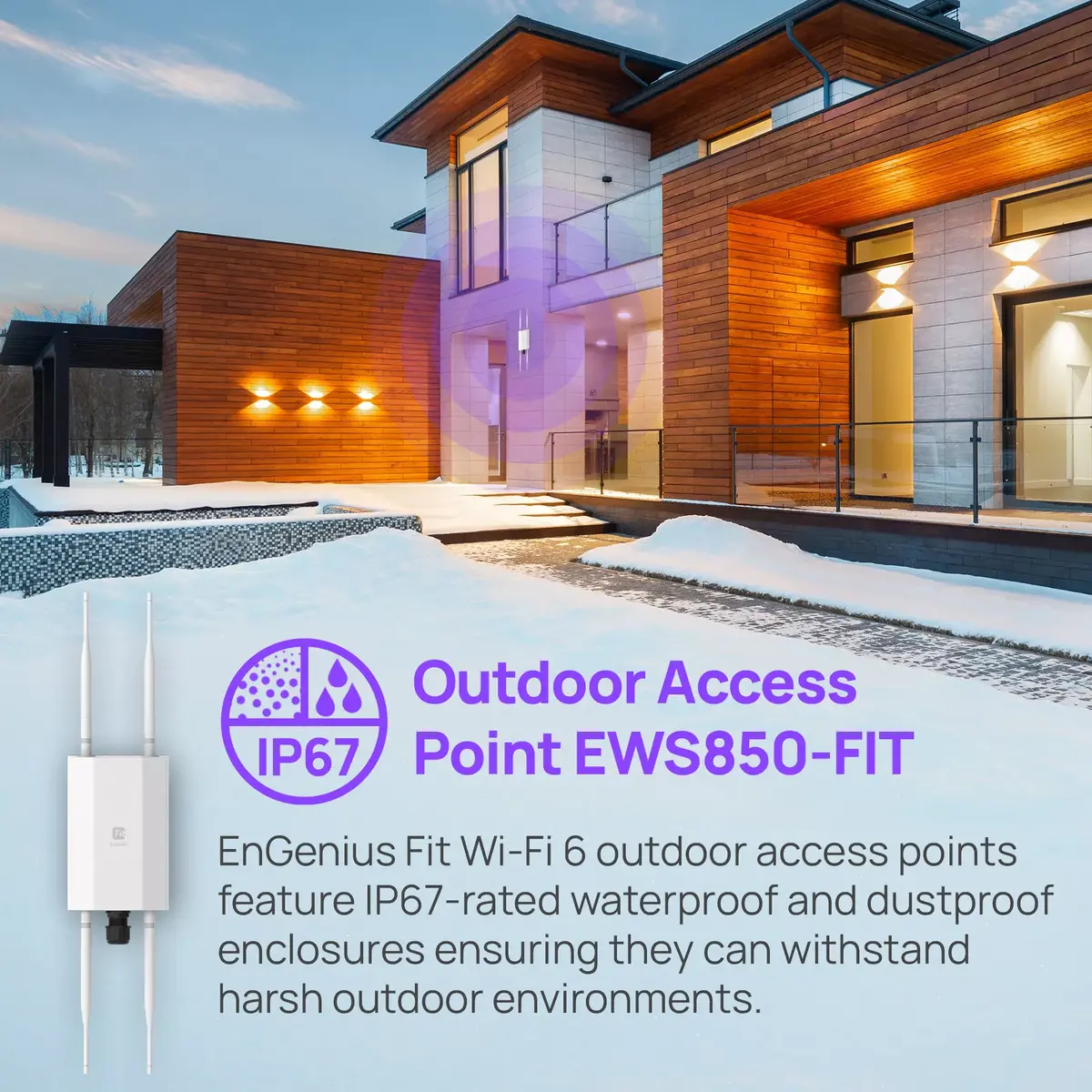 Точка доступа EnGenius Fit6 2×2 Outdoor Photo 8