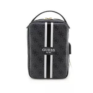 Phone bag GUESS GUHBP4RPSK black with 4G printed stripes