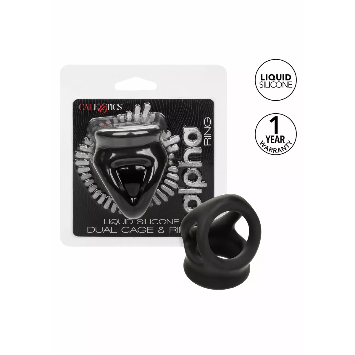 Кольцо для пениса California Exotics Alpha Dual 14859 Photo 11