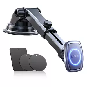 Magnetic Suction Car Phone Holder extra digital HB390359 for dashboard and windshield mounting