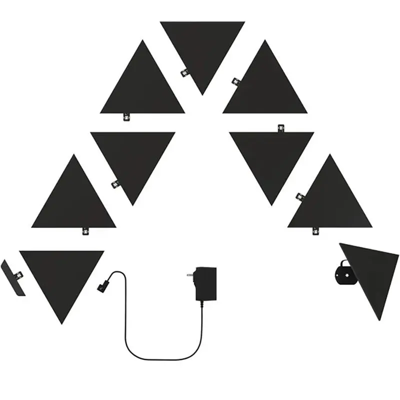Viedais sienas gaismas Nanoleaf NL47-0102TW-9PK, NL47-0102TW-9PK