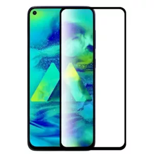 Tempered glass screen protector for Samsung M515 Galaxy M51 — full coverage, black