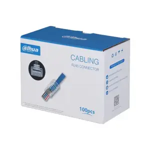 Vadu savienotājs RJ-45 DAHUA DH-PFM976-531-PT, vīriešu (male), caurspīdīgs, 100 gab.