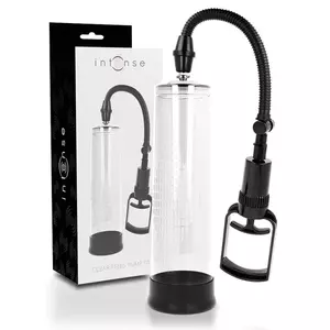 Penis pump INTENSE PUMP Transparent Pump 01 — transparent cylinder, manual suction