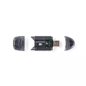 Karšu lasītājs Nedis CRDRU2100BK — USB, melns
