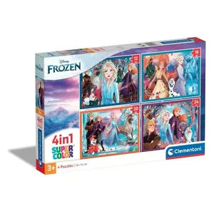 Пазл Clementoni Supercolor Disney Frozen — 12 деталей, возраст 3+