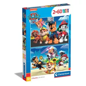 Пазл Clementoni Supercolor Paw Patrol, 60 элементов, ширина 270 мм, возраст 5–7 лет