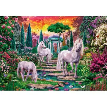 Clementoni Classical Garden Unicorns — 2000 daļas Photo 2