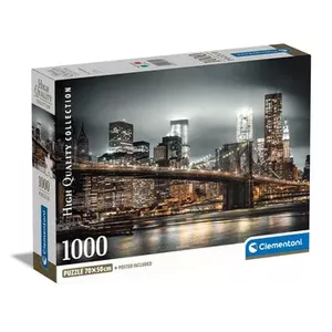 Пазл Clementoni New York Skyline 1000 элементов, ширина 700 мм, возраст 10+