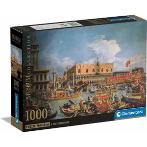 Пазл 1000 элементов Clementoni Puzzle 1000 elements Compact Museum