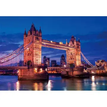 Clementoni Tower Bridge At Night — 1000 gab. puzle Photo 2