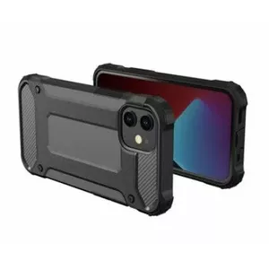 Protective Armor Carbon phone case iLike for Samsung Galaxy A53 5G, Black