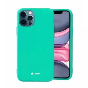 Protective silicone case for iPhone 14 by iLike — mint color