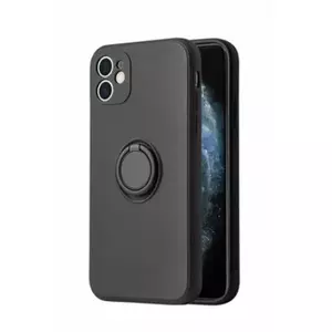 Силиконовый чехол iLike для iPhone 12 Pro Max — черный, мягкая защитная накладка