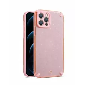 Vāciņš viedtālrunim iLike priekš iPhone 12 Pro Max — spīdīgs rozā aizsargapvalks