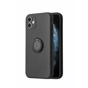 Силиконовое кольцо iLike для iPhone 12 Pro — черное, защитное силиконовое кольцо